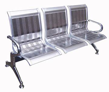 沖孔網板應用于醫院的候診椅